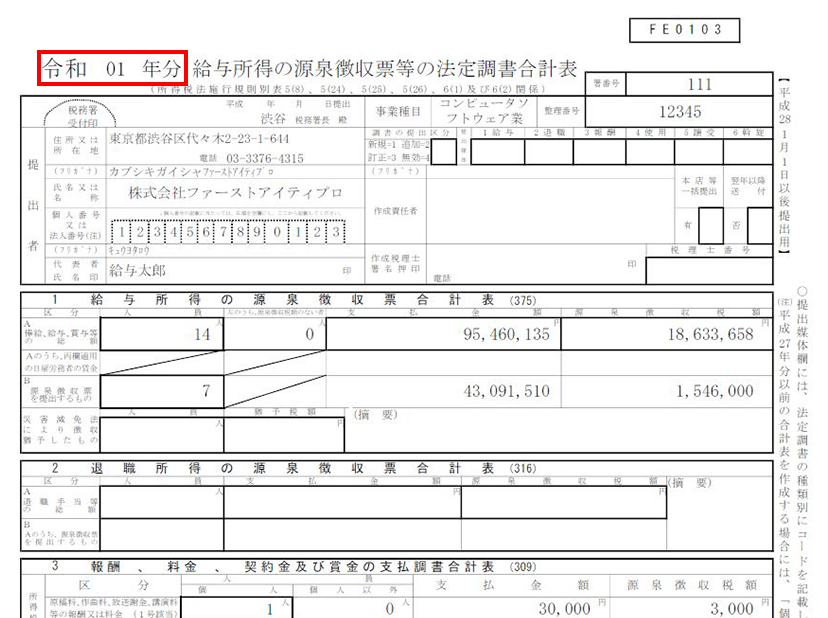 徴収 表 税額 2 和 源泉 令 年